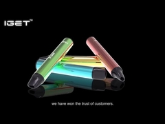 bâton jetable de 2.4ml 400mah Vape, 600 cosse d'Iget Shion de cigarette des souffles E