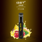 Le stylo jetable de vente chaud de vape de ROI 2600 souffles de l'australie IGET avec la couleur différente de sortes choisissent