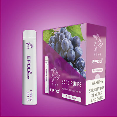 Liquide du roi 10ml d'EPOD à l'intérieur de la cigarette jetable 850mAh de nicotine rechargeable