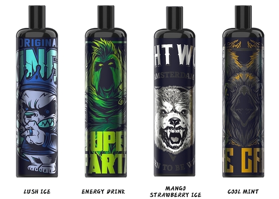 12 diamètre jetable de la batterie 25mm de la cigarette 850mah des sortes EPOD Vape