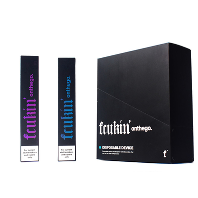 Fcukin 1000 souffle saveur liquide de mangue de raisin de Nic Salt Disposable Vape 3.5ml