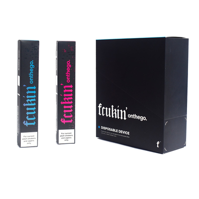 Fcukin 1000 souffle saveur liquide de mangue de raisin de Nic Salt Disposable Vape 3.5ml