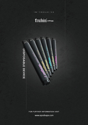 1000 huile électronique jetable de la cigarette 3.5ml Malaisie Vape de Fcukin Onthego de souffles