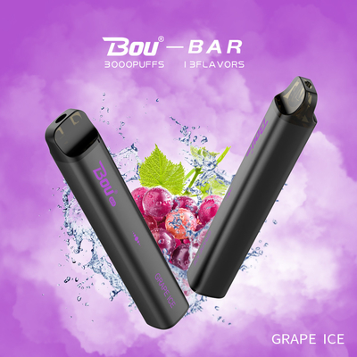 Cigarette jetable de batterie du l'e-liquide 1350mah du vaporisateur 10ml de souffles de la BARRE SMOK de BOU 3000