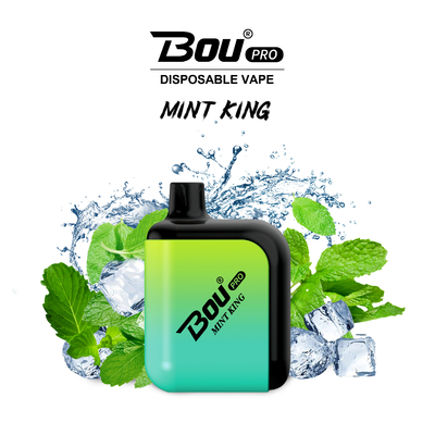Mod jetable liquide 650mah de BOU Pro Mesh Coil 1.2ohm 16ml E Vape rechargeable