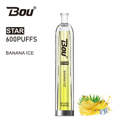Nouveaux clopes Bou Star IGET Vape d'E 600 souffles avec la résistance 1.5ohm