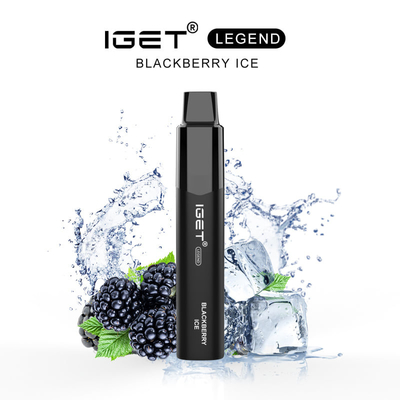 IGET LEGEND 20 Saveurs 5% Nicotine Stylo Vape Jetable 1350mAh 4000 Bouffées