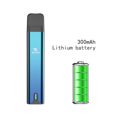 stylo jetable de vape d'huile épaisse rechargeable du lithium 300mah 1ml avec la fenêtre évidente