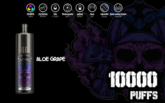 Kit jetable superbe de Vape de 10000 bouffées, KK Energy 17ml Liquid Epod Vape