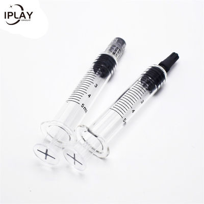 Capacité matérielle en verre des seringues 0.5ml 1ml 2.25ml de serrure de Luer de pyrex