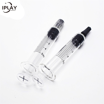 Capacité matérielle en verre des seringues 0.5ml 1ml 2.25ml de serrure de Luer de pyrex