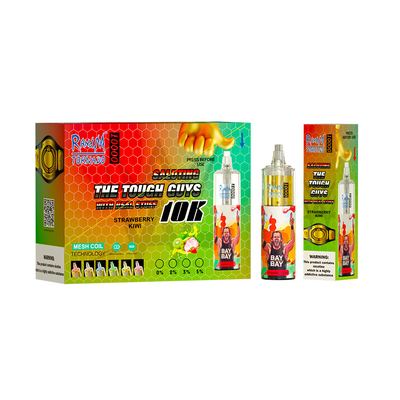 24 tornades 10K de RandM de saveurs soufflent Vape portatif rechargeable 850mAh