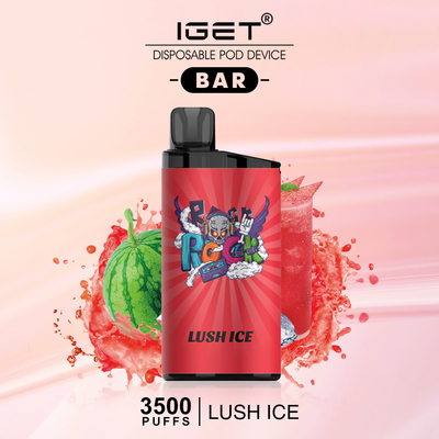 1500mAh 30 assaisonne 3500 la nicotine de Vape 5% de barre d'Iget de souffle jetable