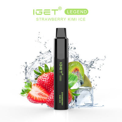 stylo jetable de vape de cosse de légende des souffles IGET du sel 4000 de nicotine de 5%