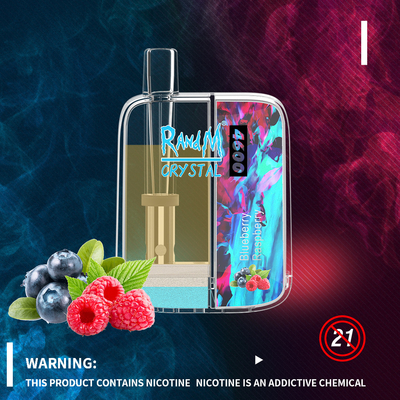 Stylo jetable de Vape de RandM Vape de souffles originaux du cristal 4600 avec de diverses saveurs