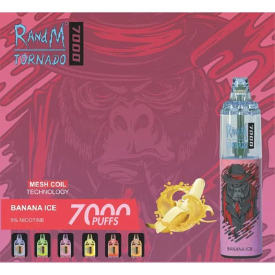 45 nicotine portative de la meilleure qualité jetable du vaporisateur 0/2/3/5% de la tornade 14ML de RandM de stylo de Vape de saveurs