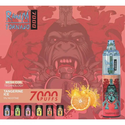 45 nicotine portative de la meilleure qualité jetable du vaporisateur 0/2/3/5% de la tornade 14ML de RandM de stylo de Vape de saveurs