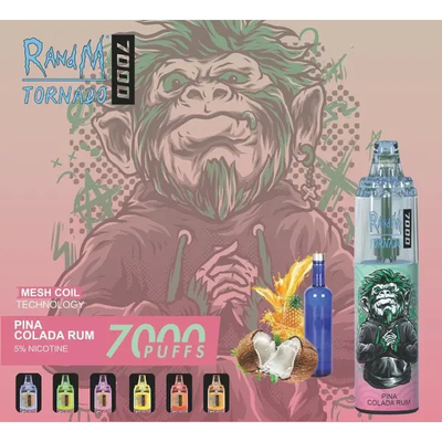 Les souffles jetables faits sur commande 45 du vaporisateur 7000 de 14ML RADNM Vape assaisonne le clope d'E