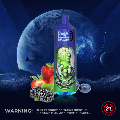 9000 souffles 600mah RandM Vape jetable 20 assaisonne la nicotine de 5%