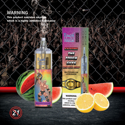 100% original de 20 ml de Fumot RandM Tornado 10000 bouffées de vapotage jetable 24 couleurs
