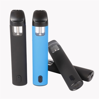 Vide préchauffez le bouton CBD Vape que jetable parque 4*1.5mm rechargeables 2ML