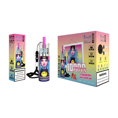 5% de nicotine 20 ml capacité liquide jus de glace de fruits savoureux 14 saveurs fumée tornade 10000 bouffées plus vapotage jetable