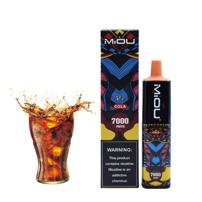La cigarette jetable Miou 7000 d'E souffle la capacité 15ml