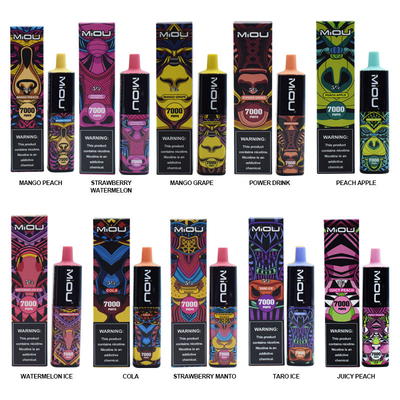 Miou de vente chaud 7000 souffle E-clope jetable portatif Vape de nicotine de 5%