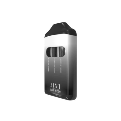 Dernière nouvelle arrivée 3 en 1 cartouche de vapotage de poudre jetable de 3 ml avec port de charge micro USB
