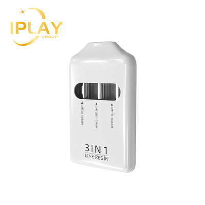 Dernière nouvelle arrivée 3 en 1 cartouche de vapotage de poudre jetable de 3 ml avec port de charge micro USB