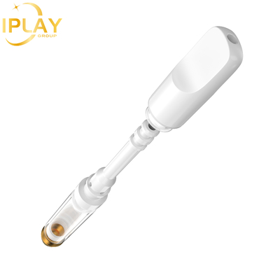 Cartouche d' huile en gros de CBD THC D8 Circonia rond plat Post 0,5 ml Cartouche de 1 ml