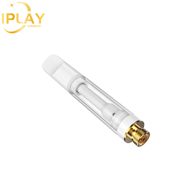 Cartouche d' huile en gros de CBD THC D8 Circonia rond plat Post 0,5 ml Cartouche de 1 ml