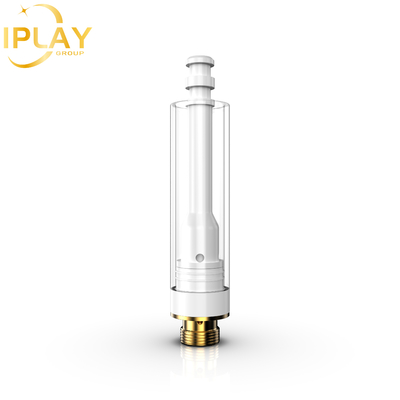 Cartouche d' huile en gros de CBD THC D8 Circonia rond plat Post 0,5 ml Cartouche de 1 ml