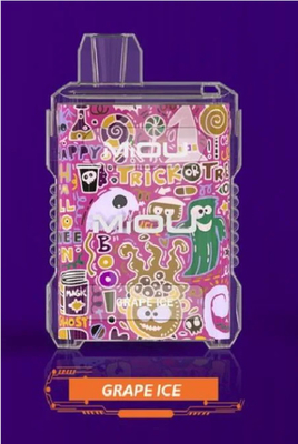 Miou Box E CIGS Mesh Coil 15ml E Liquide Vapor jetable 8000 Puffs 650mAh Rechargeable 10 saveurs
