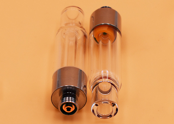 Stylo en verre de vaporisateur d'huile de Cbd de pyrex, cosse préremplie étanche Vape