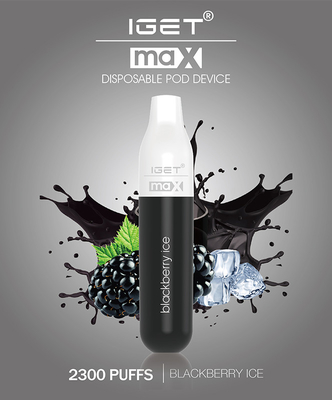 Souffles jetables de expédition rapides du stylo IGET max 2300 de Vape 16 saveurs disponibles