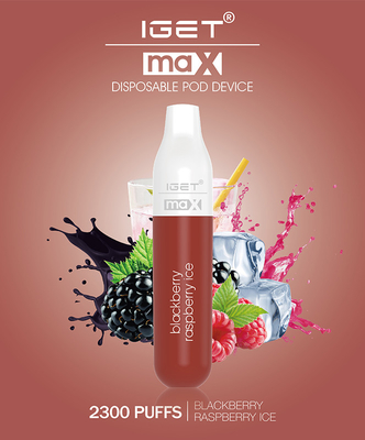 Souffles jetables de expédition rapides du stylo IGET max 2300 de Vape 16 saveurs disponibles