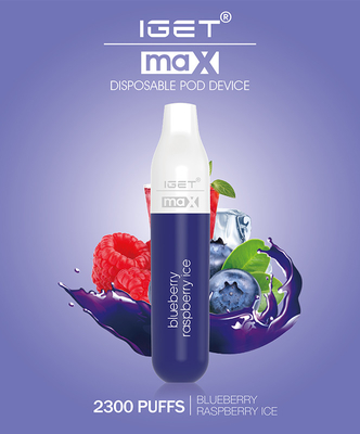 Souffles jetables de expédition rapides du stylo IGET max 2300 de Vape 16 saveurs disponibles