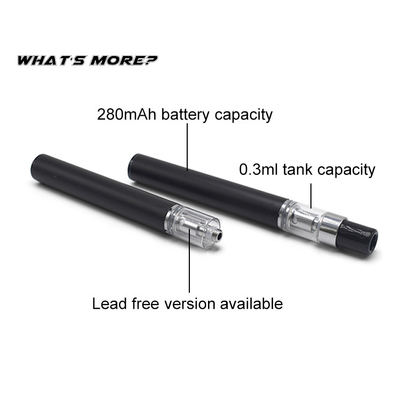 280mah mini stylo vide jetable remplissant supérieur d'huile de cbd du stylo D7 de vape de cbd de la batterie 0.3ml