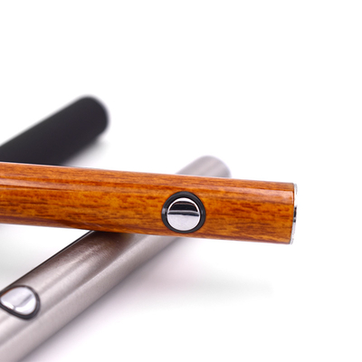 L'acier inoxydable a fait à bouton-poussoir maximum de batterie de stylo de vape la forme mince pour la cartouche de vape de 510 fils