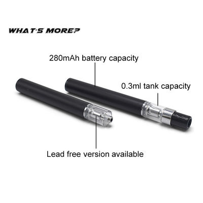Stylo jetable en céramique de vape d'huile de cbd de batterie de la bobine D7 0.3ml 280mah des prix en vrac portatifs