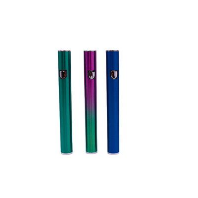 3 le bouton de Vape Pen Battery 350mAh de tension préchauffent la cartouche 510 plate