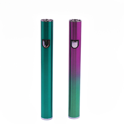 3 le bouton de Vape Pen Battery 350mAh de tension préchauffent la cartouche 510 plate