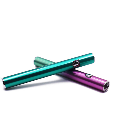 3 le bouton de Vape Pen Battery 350mAh de tension préchauffent la cartouche 510 plate