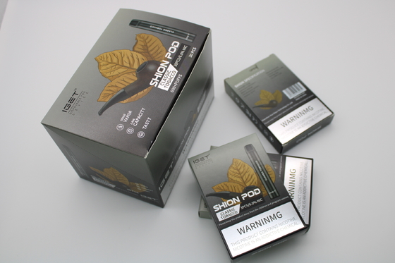 Stylo jetable authentique de Vape de batterie des souffles 400mAh du dispositif 600 de cosse d'E-cigarettes d'IGET SHION