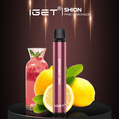 Dispositif jetable de la glace IGET SHION Vaping de kola, 600 cigarettes faites sur commande de vapeur de souffles