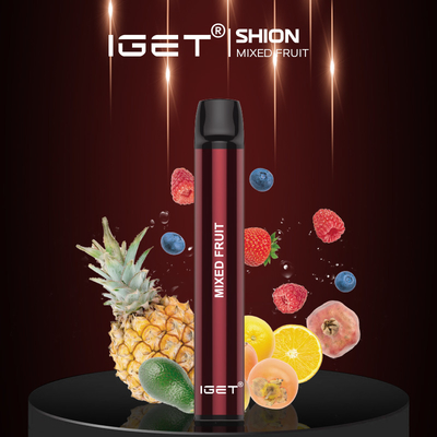 Dispositif jetable de la glace IGET SHION Vaping de kola, 600 cigarettes faites sur commande de vapeur de souffles
