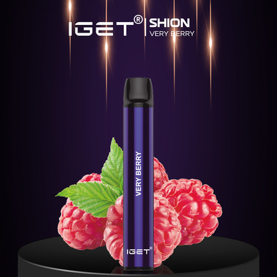 Dispositif jetable de la glace IGET SHION Vaping de kola, 600 cigarettes faites sur commande de vapeur de souffles