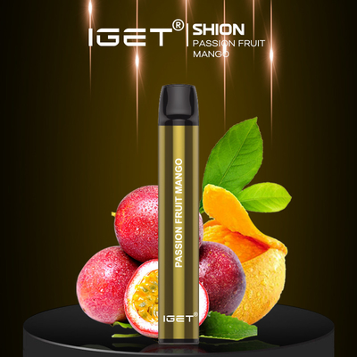 Dispositif jetable de la glace IGET SHION Vaping de kola, 600 cigarettes faites sur commande de vapeur de souffles
