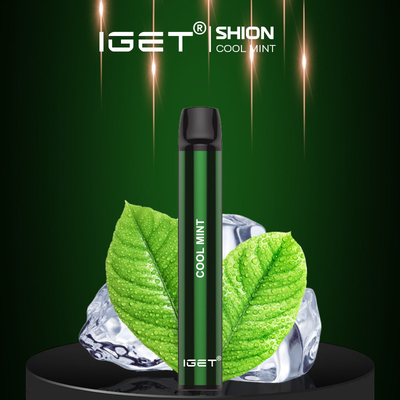 Dispositif jetable de la glace IGET SHION Vaping de kola, 600 cigarettes faites sur commande de vapeur de souffles